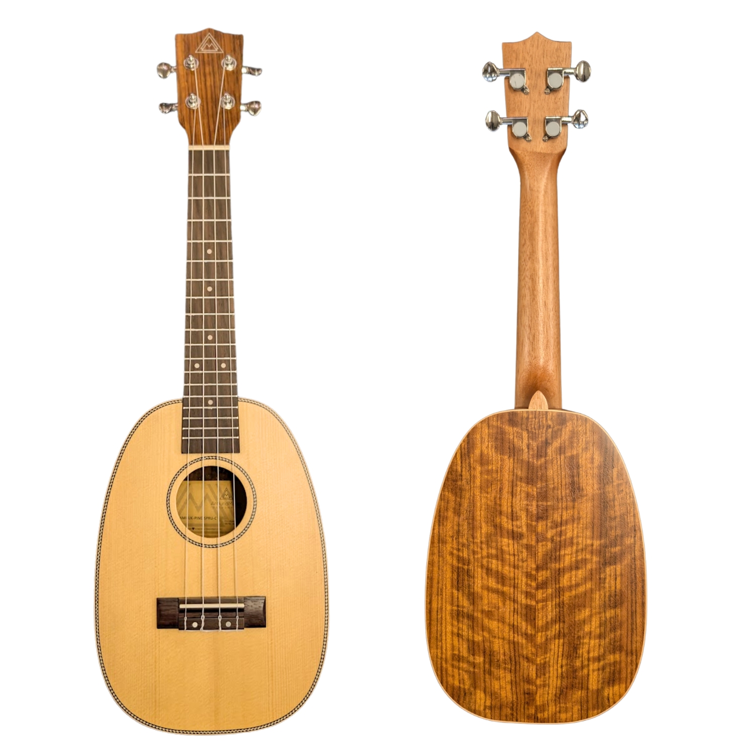 Around Music Instruments Pineapple Spruce Concert Ukulele