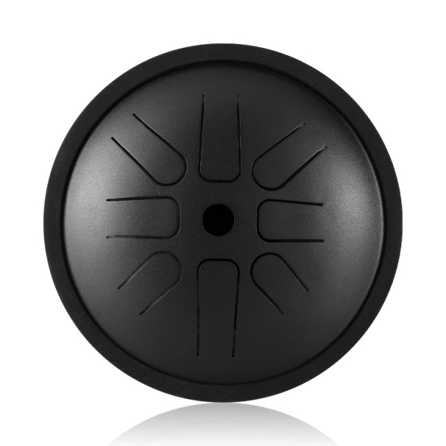 U-TURN Handpan Tongue Drum 6" mit 8 Tönen - Coal black