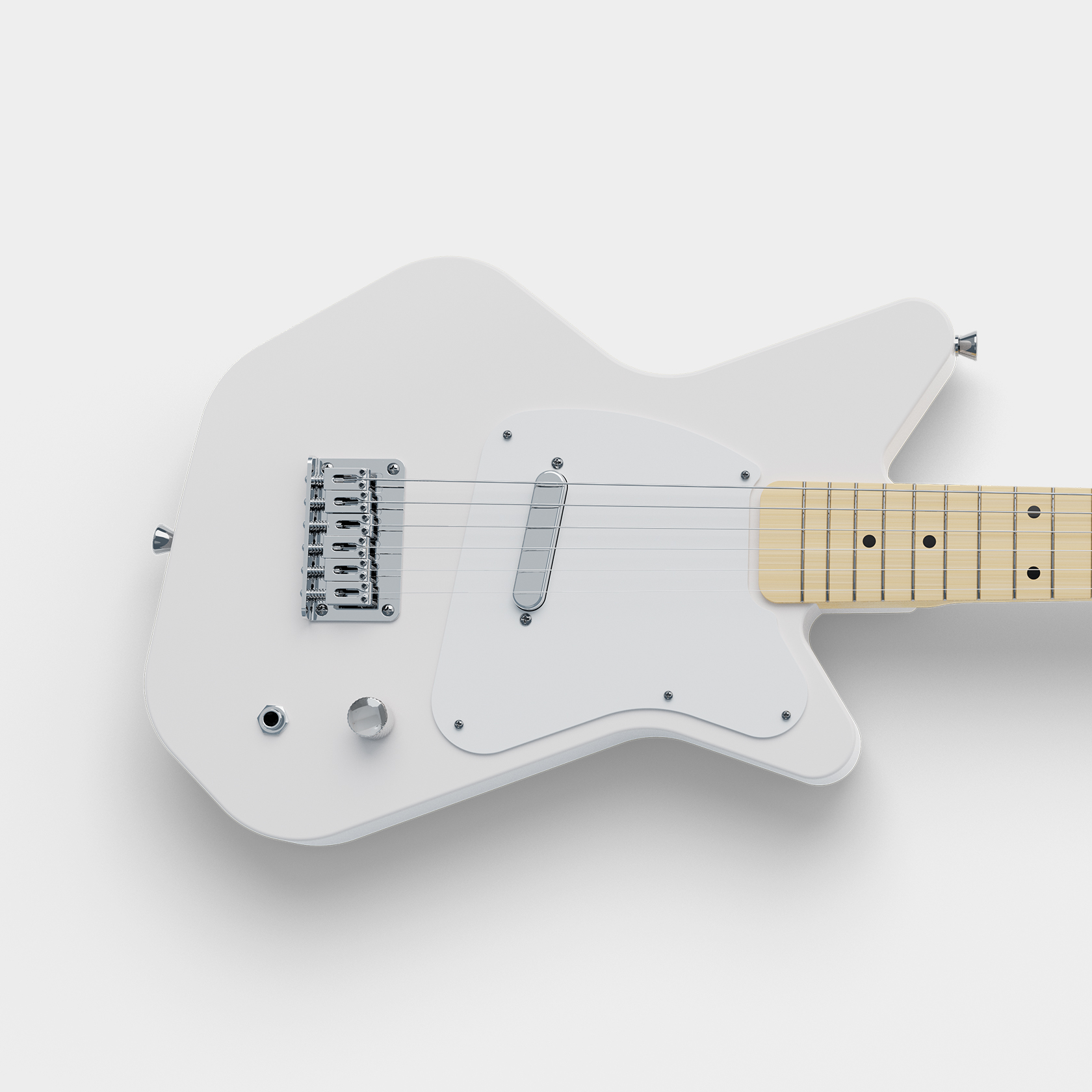 Loog Pro Electric Guitars VI - White Loog Pro Electric Guitars VI - White