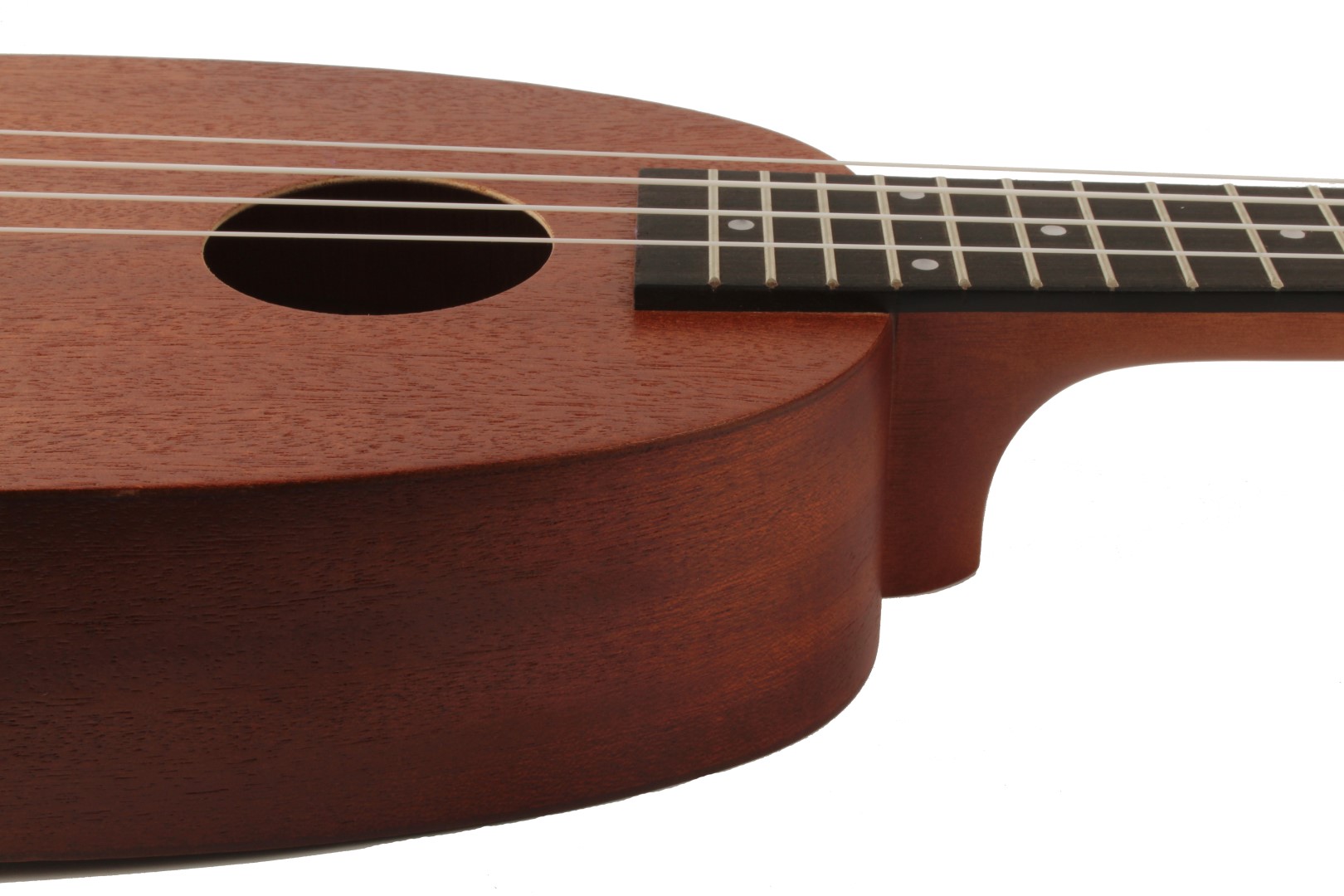 AMI-PINE-SAPE-3-Large Around Music Instruments Pineapple Sapele Soprano Ukulele